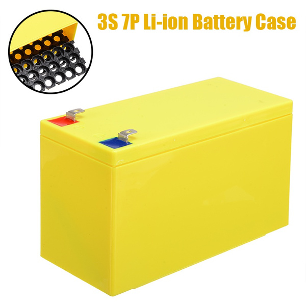 3 Series 7 Parallel 11.1V 12.6V Lithium Battery Pack Battery Box for