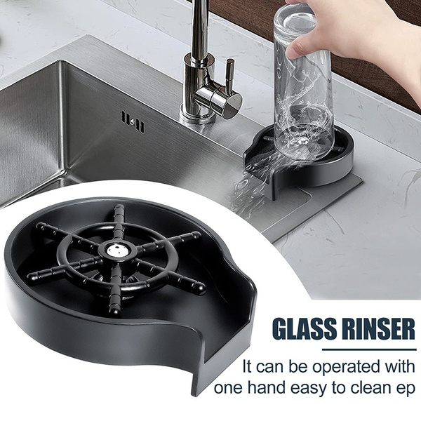 Faucet Glass Rinser,Washer Bar Rinser Automatic Cup Kitchen Tools
