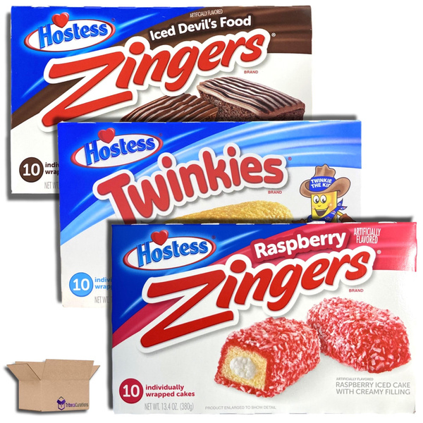 Twinkie Variety Pack with Zingers Three Flavors Original, Chocolate