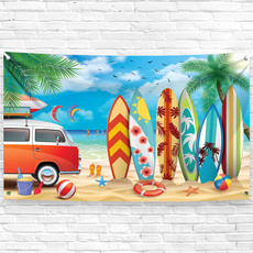 Summer, surfboard, Hawaiian, Beach