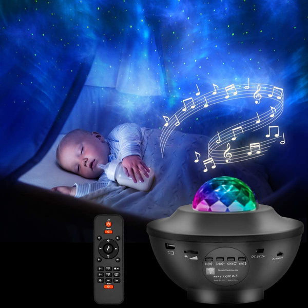 Night Light Projector Sky Laser Star Projector with LED Nebula Romantic