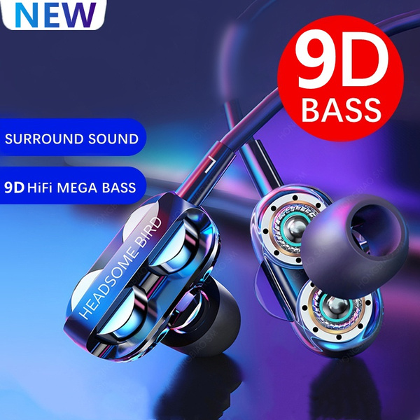 Headset 4d bass double speaker stereo 3.5 mm wired headphone new arrivals