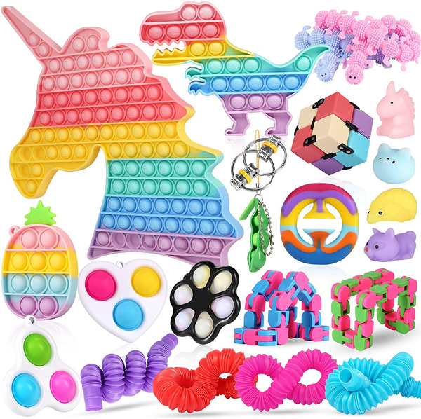 Big Jumbo Giant Large Huge Fidget Toys Pack Set Pop Fidgets Toy Sets ...