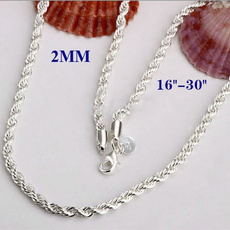 Sterling, cute, Chain Necklace, Fashion