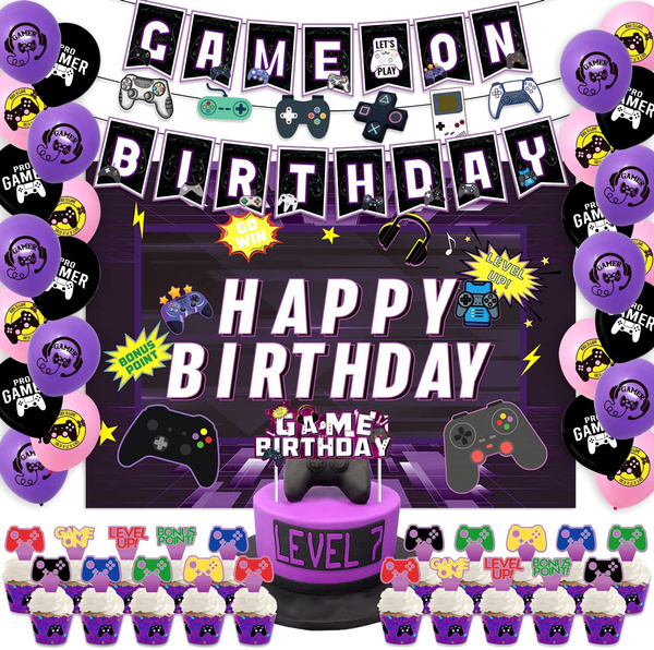Video Game Birthday Party Decorations, Game On Birthday Party Supplies