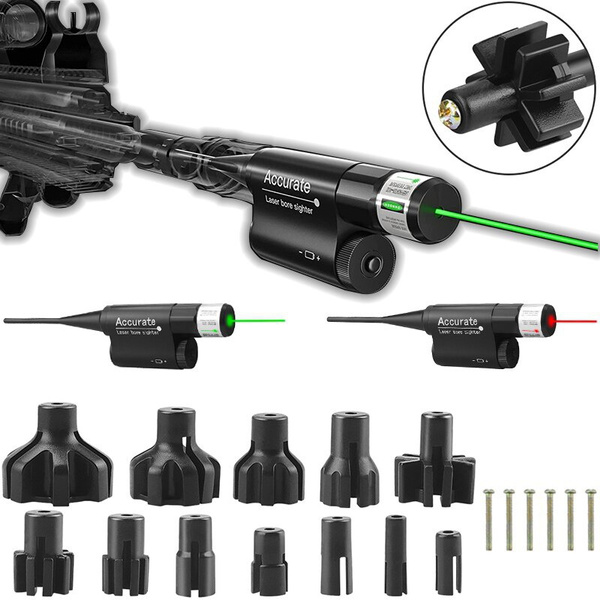 Green /Red Laser Bore Sight Kit for .177 to 0.50 Caliber Rifles Pistol