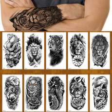 tattoo, crown, art, skull