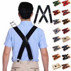 suspenders, trousers, leather, Vintage