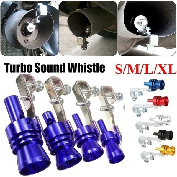 1Pcs Universal Sound Simulator Car Exhaust Pipe Turbo Whistle Car Turbo  Muffler Auto Parts