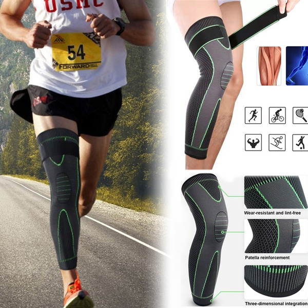 1pc Leg Compression Sleeve, Full Legs Knee Sleeves,Sports Thigh Calf