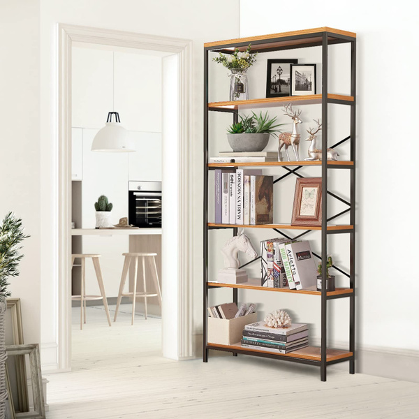 Industrial deals tall bookshelf