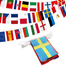 decoration, 28europeanunioncountriesstringpennant, party, europeanunionstringflag