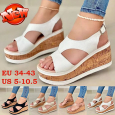 non-slip, wedge, Plus Size, casual shoes