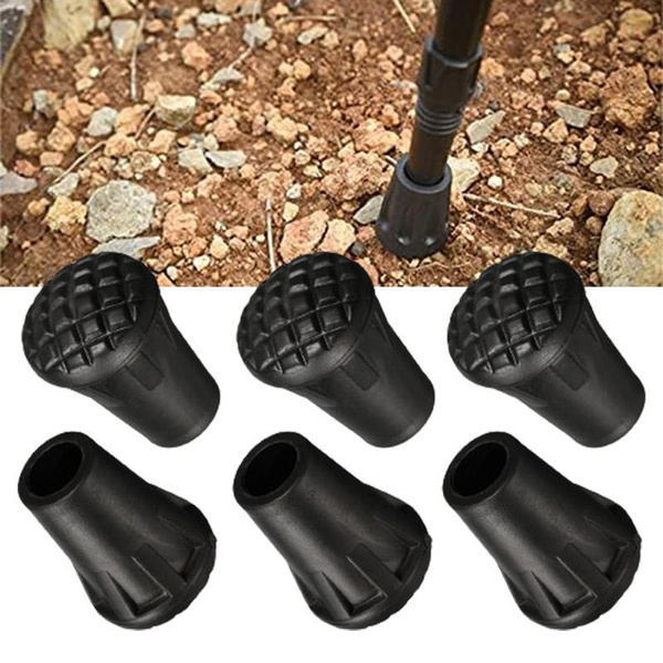 Trekking Pole Tips, 6Pcs Walking Stick Climbing Ski Cane Replacement