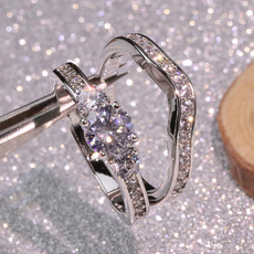 Sterling, stackablering, wedding ring, Engagement Ring