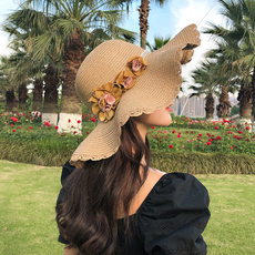 Foldable, Fashion, Beach hat, Summer
