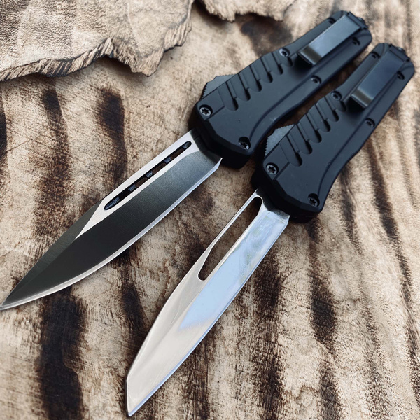 Safety Cutting Knife Spring Assisted Knife Double Action Knife OTF ...