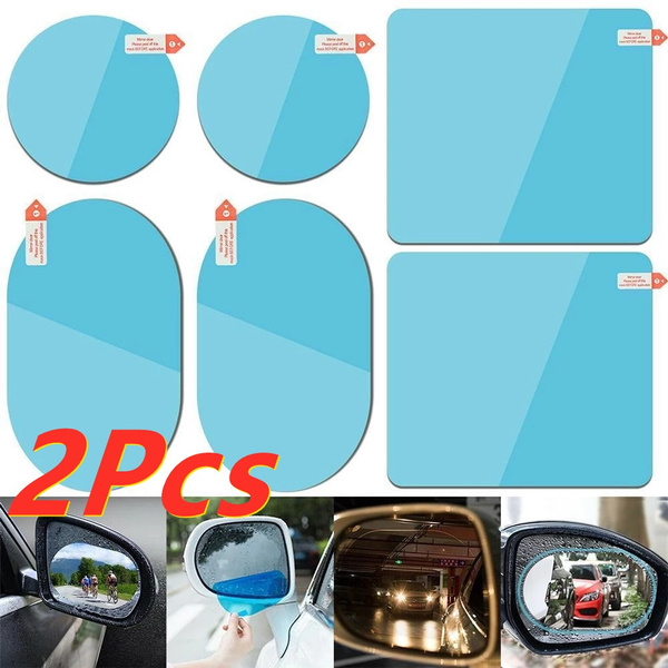 2Pcs Car Rearview Mirror Sticker Waterproof Anti Film Anti Glare Rainproof  Accessories