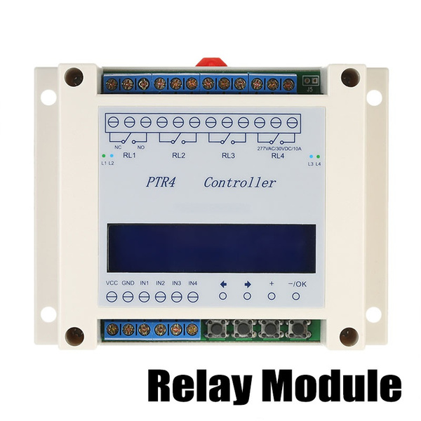 Dc6 40v 4 Channel Programmable Digital Time Relay Timer Controller Dc6 40v 4 Channel Programmable Digital Time Relay Timer Controller