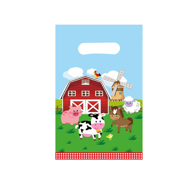 Farm Animals Theme Loot Bags Small Gift Bags For Kids Party Favors | Wish
