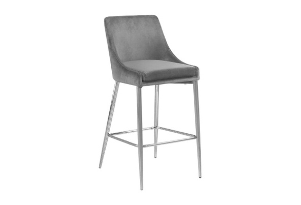 Karina velvet counter discount stool