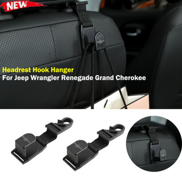 Headrest Hook Hanger Accessories for Jeep Wrangler JL JK/Renegade/Grand ...