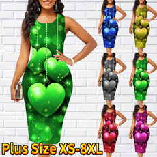 Heart, Plus Size, Love, Dress