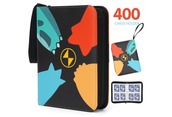 amazon pokemon card holder Amazon.com: Vault X 9 Pocket Zip Binder, 360 Cards, Exo-Tec Material, 20  Side-Loading Pages (Black) : Toys & Games main image 1