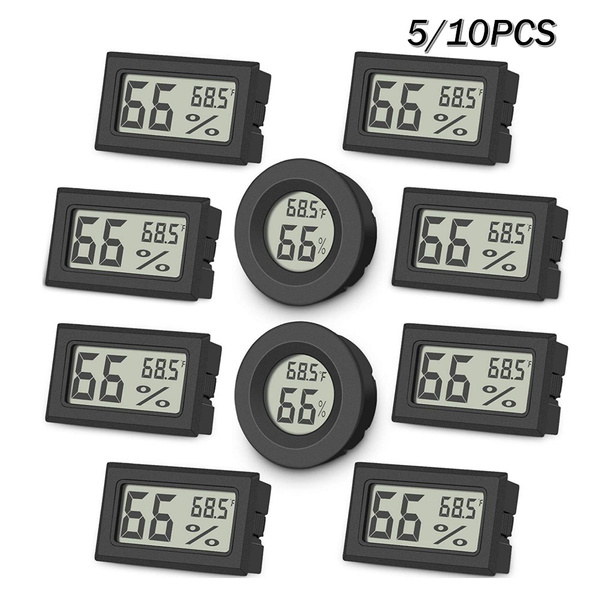 Mini Digital Thermometers, Fahrenheit Display, Embedded, Indoor