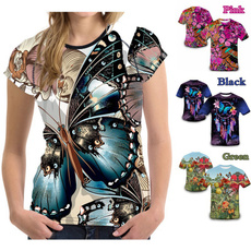 butterflyprint, butterfly, Fashion, Graphic T-Shirt