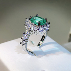 Sterling, Bridal, wedding ring, Engagement Ring