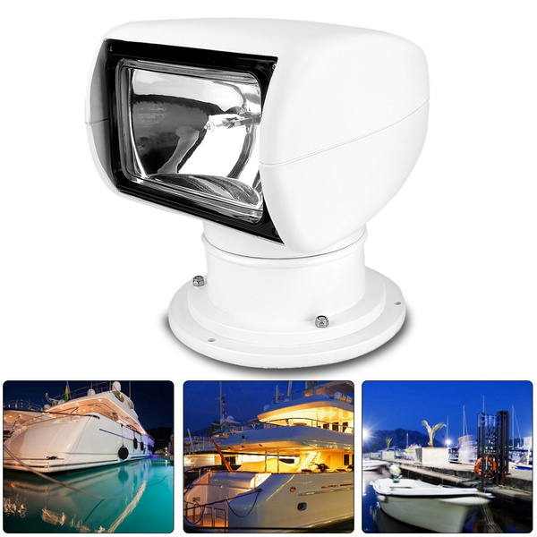 Spotlight Marine Spot Light Boat Searchlight Remote Control 12V 100W