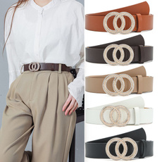 Leather belt, Dress, belt buckle, women waistband