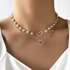 Heart, Fashion, Chain, necklace for women