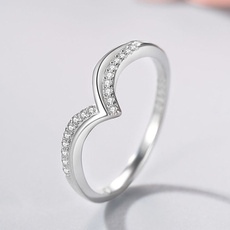 White Gold, goldplated, Fashion, wedding ring