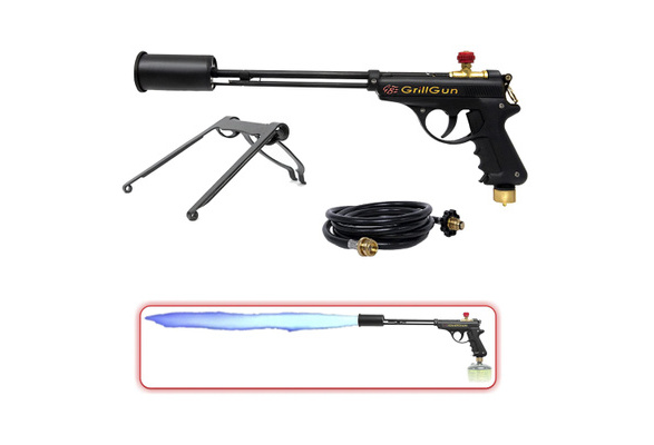 GrillBlazer GrillGun Blowtorch Charcoal Starter Set w/Stand and Hose(For  Parts)