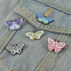 butterfly, Jewelry, Pins, moth