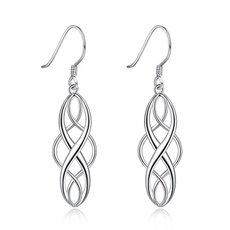 Celtic, Dangle Earring, simpleearring, Sterling Silver Earrings