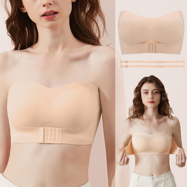 Women Sexy Strapless Bra Invisible Push Up Bras Underwear