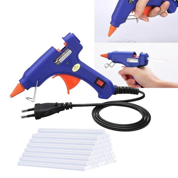 Fashion Eco-Friendly Multifunction UK EU US Plug 20-Watt Hot Glue