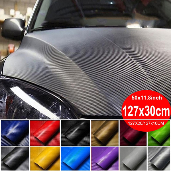 New 3D Waterproof Carbon Fiber Vinyl Car Wrapping Foil Carbon Fiber Car ...