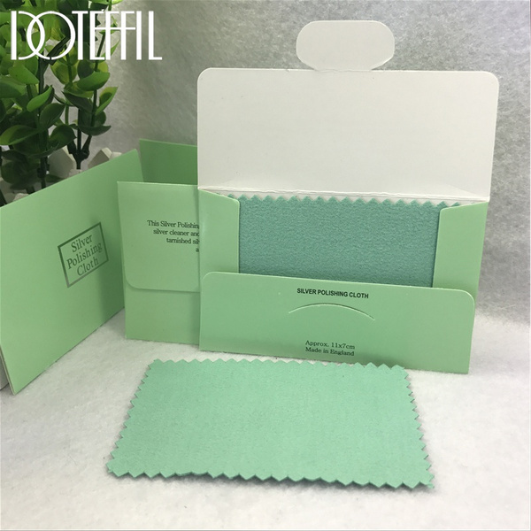 925 Sterling silver Jewelry Cleaning Cloth Silver Polishing Cloth
