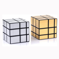 speedcube3x3, Toy, gold, mirrorspeedcube