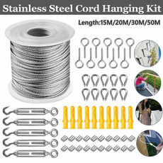 Steel, cablerope, Stainless Steel, Pvc