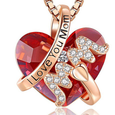Heart, Diamond Necklace, Love, Jewelry