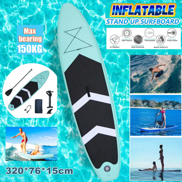 10.5Ft Inflatable Surfboard Foldable Stand Up Paddle Board Portable