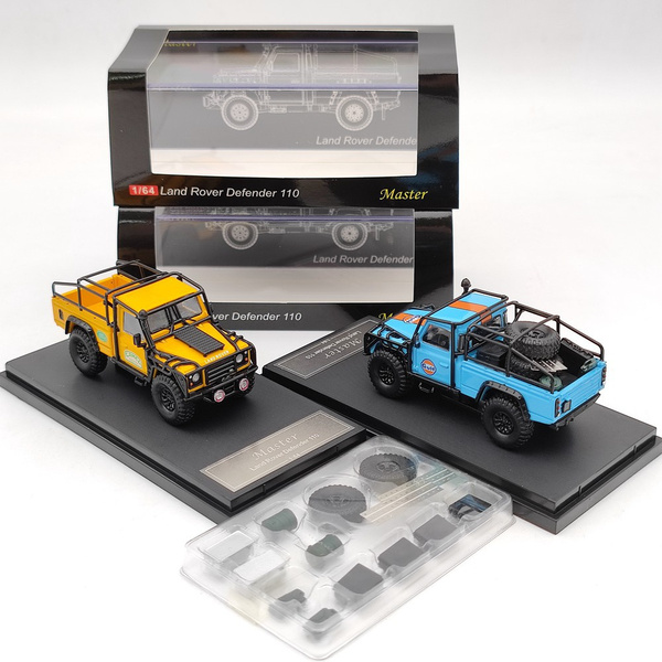 Master 1/64 Land Rover Pickup Gulf/Camel Cup Diecast Toys Car