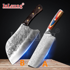 Steel, handmadeknife, kitchenbutcherknife, forgedcleaverknive