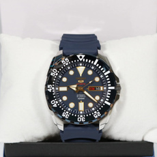 Steel, Blues, seiko5, quartz