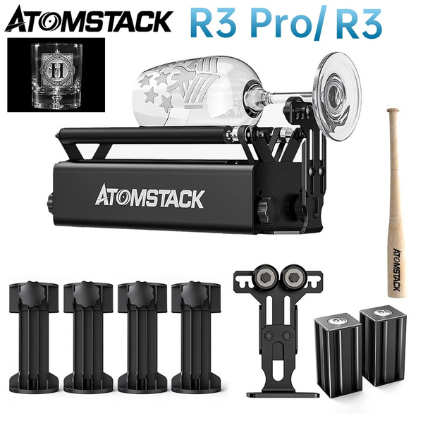 Atomstack r3 and r3 pro rotary roller kits engraving machine y axis